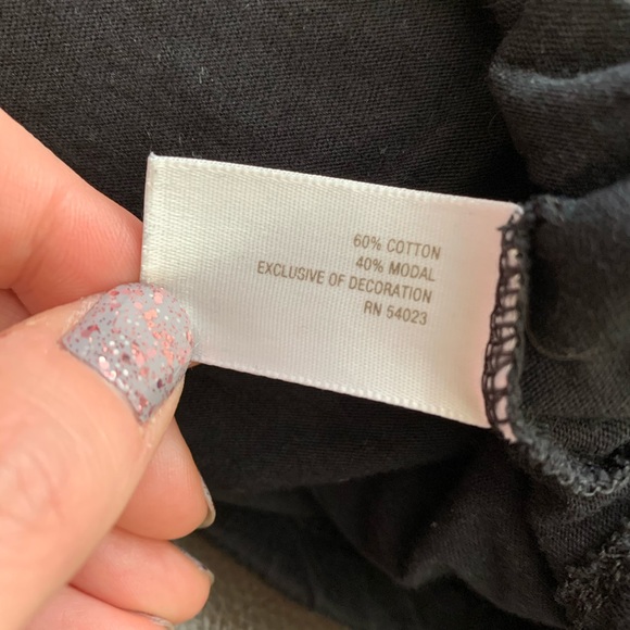 Black Embellished Sleeveless Tank Top - Picture 3 of 3